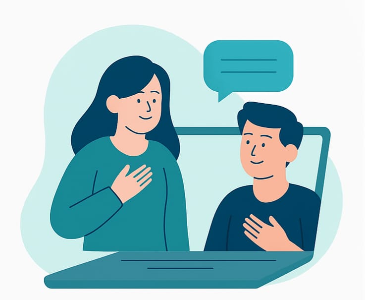 Peer support illustration